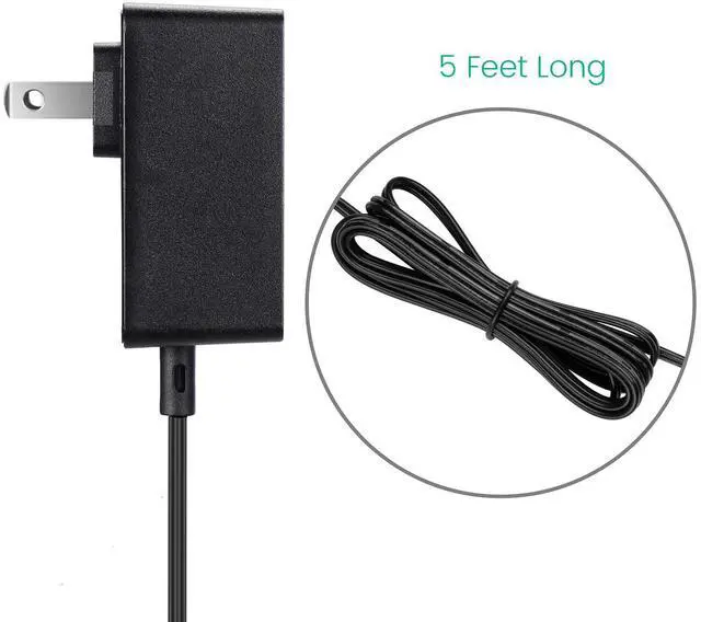 Alt view image 6 of 6 - 15W Power Adapter for Alexa Echo Show 5 1st / 2nd Gen, Dot 3rd / 4th / 5th | Replacement Power Cord Charger