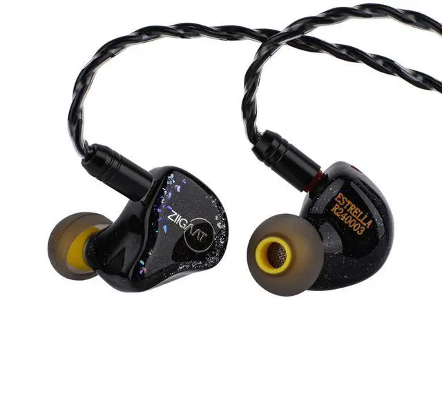 Main image of ZiiGaat x Jay' s Audio Estrella 2DD x 4BA Hybrid in Ear Monitor | Wired Earbuds IEM, Gaming Earbuds, with 3-Way Crossover Tuning, 3D-printed Resin Shell for Audiophile Musician