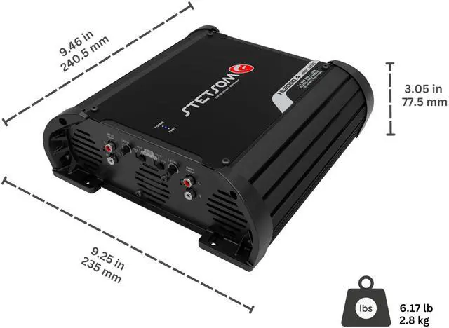 Alt view image 6 of 6 - HL 2000.4 1 Ohm Multichannel Car Audio Amplifier, HL2000.4 2K Watts RMS, 4 Channel, 1 Stable Full Range HD Sound Quality Car Stereo MD Crossover HPF LPF Bass Boost Front Rear Bridge Speakers