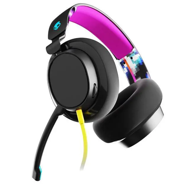 Alt view image 3 of 6 - SLYR Multi-Platform Wired Gaming Headset - Black Digi-Hype | Removable Mic, Durable and Comfortable Lightweight Design, Ultra-Soft Memory Foam Ear Cushions, PC, Xbox, PlayStation