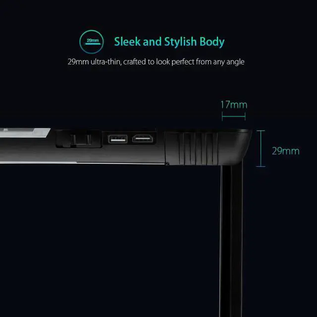 Alt view image 5 of 6 - 11.6 Inch Car Overhead Player, with HDMI, Built-in Speaker, AV Input | 1366*768 Ultra-Thin Flip Down Car Roof-Mount Monitor, Supports IR, USB, 1080P Playback, In-Car Entertainment