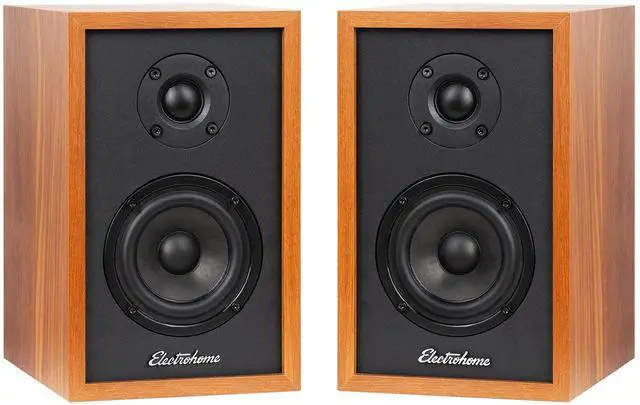 Main image of Berkeley 2.0 Stereo Powered Bookshelf Speakers with Built-in Amplifier and 3" Drivers for Turntable, TV, PC and Wireless Music Streaming Featuring Bluetooth 5, RCA and Aux (EB20)