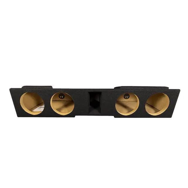 Alt view image 2 of 4 - Quad 8" Vented Sub Box for 20072025 Chevy Silverado & GMC Sierra 1500 Crew Cab Trucks Carpeted Underseat Enclosure for Hard-Hitting Low-End Bass in Your Truck
