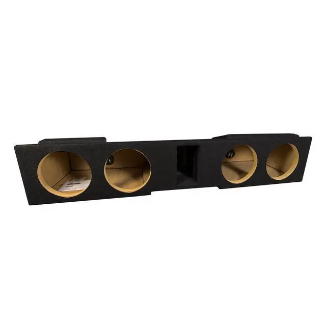 Alt view image 3 of 4 - Quad 8" Vented Sub Box for 20072025 Chevy Silverado & GMC Sierra 1500 Crew Cab Trucks Carpeted Underseat Enclosure for Hard-Hitting Low-End Bass in Your Truck
