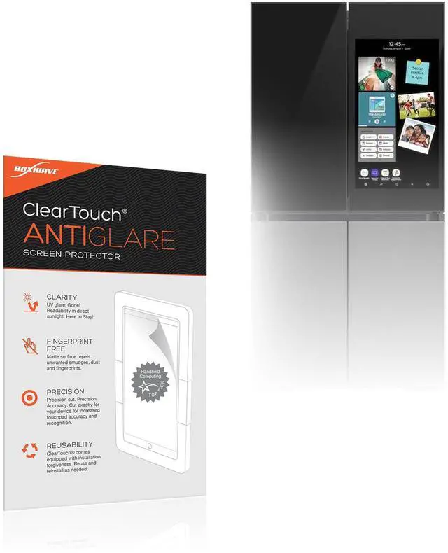Main image of Screen Protector Compatible with Samsung Bespoke Family Hub+ Smart Refrigerator - ClearTouch Anti-Glare (2-Pack), Anti-Fingerprint Matte Film Skin