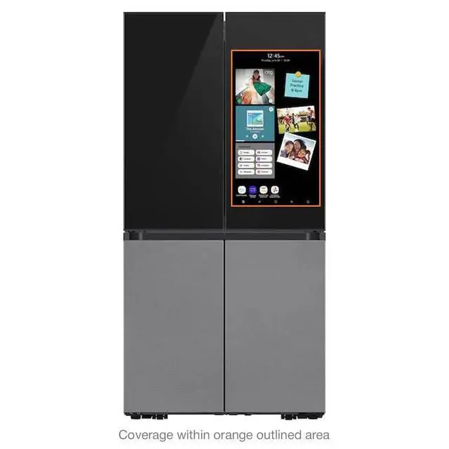 Alt view image 2 of 6 - Screen Protector Compatible with Samsung Bespoke Family Hub+ Smart Refrigerator - ClearTouch Anti-Glare (2-Pack), Anti-Fingerprint Matte Film Skin