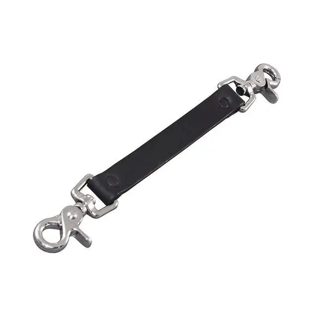 Alt view image 6 of 6 - Firefighter's Bundle - Universal Radio Holder, Strap, & 2 Cord Keepers (Black, One Size, Leather) | Cord Keepers (Black, One Size, Leather)