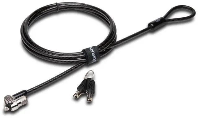 Main image of T-Bar Standard Keyed Lock Slot for Laptops, Durable 6 Carbon Steel Cable Computer Lock, K65035AM