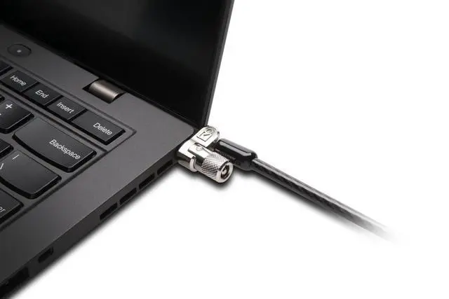 Alt view image 4 of 5 - T-Bar Standard Keyed Lock Slot for Laptops, Durable 6 Carbon Steel Cable Computer Lock, K65035AM