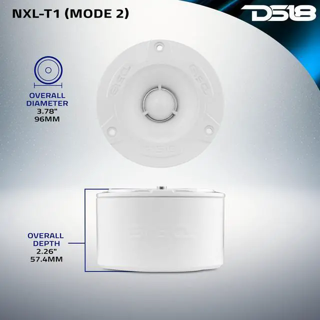 Alt view image 6 of 6 - NXL-T1 Marine 1 VC Waterproof Aluminum Bullet Tweeter 240W Max, 4 Ohms, Built in Crossover - Great for Boats, Motorsports, Motorcycle ATV UTV (2 Water Resistant Speakers)