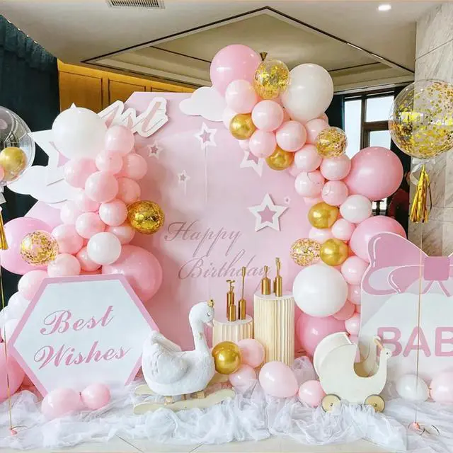 Alt view image 2 of 6 - Half Arch Backdrop Stand for Party Adjustable Height Gold 8.2FT& 6FT | Bending Balloon Arch Stand Kits for Decorations Farme at Wedding, Party, Baby Showers, Birthdays, Graduations and More