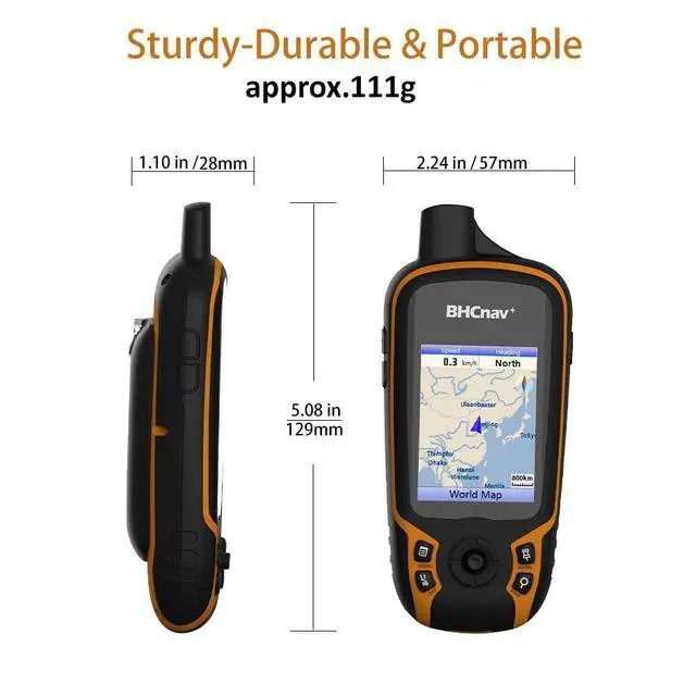 Alt view image 2 of 6 - NAVA F30 Handheld GPS Navigation Device, Colorful Map Display, Land Accuracy Surveying Equipment for Outdoor Hiking Hunting Traveling Adventures