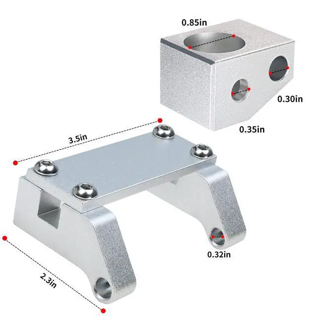 Alt view image 2 of 6 - Metal Drive Toggle and Clevis Mount Power Recliners Compatible with LazyBoy | Fits L-Z-Boy Power Recliners All