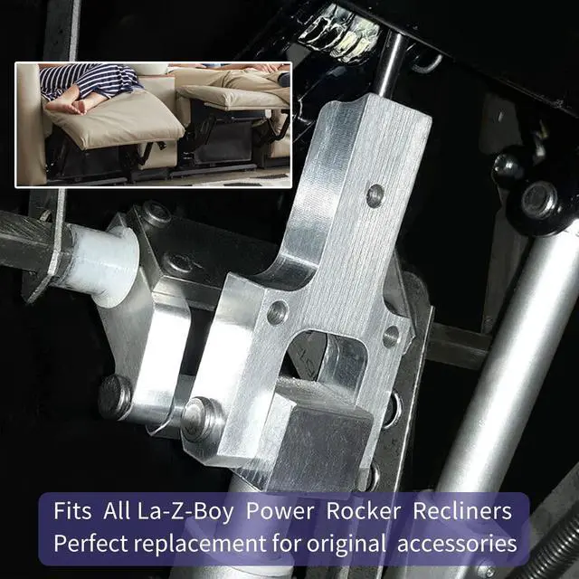 Alt view image 4 of 6 - Metal Drive Toggle and Clevis Mount Power Recliners Compatible with LazyBoy | Fits L-Z-Boy Power Recliners All
