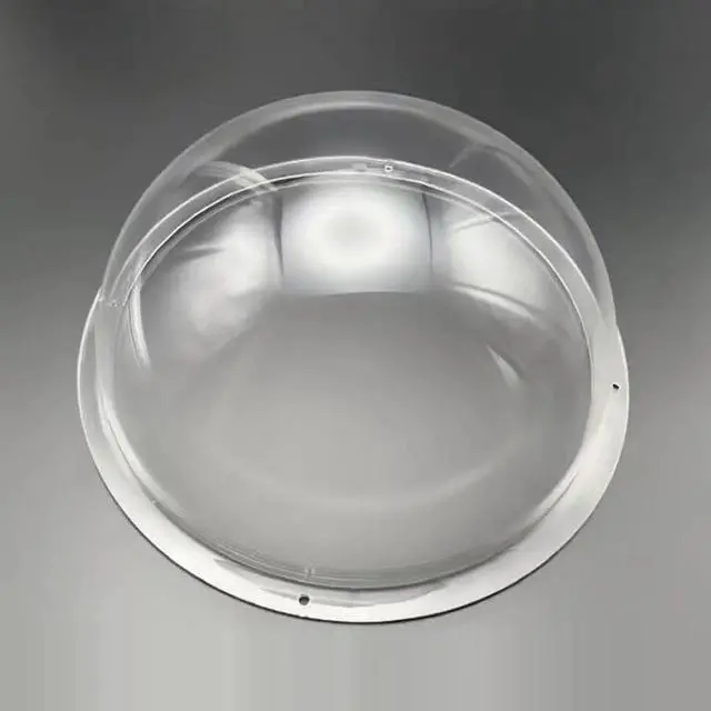 Alt view image 4 of 6 - 6inch/150mm Clear Acrylic CCTV Security Camera Dome House Cover | Replacement Indoor/Outdoor Surveillance Camera Dome Housing Cover,4 Holes Hemisphere Window Skylight ID150mm*H76mm/5.9*3in