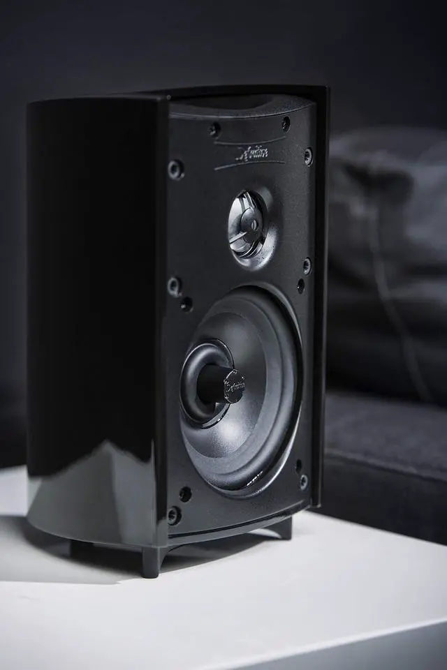 Alt view image 2 of 6 - ProMonitor 800 2-Way Satellite or Bookshelf Speaker | For Home Theater Speaker System, 5-Way binding Post, Easy Mounting (Single, Black)