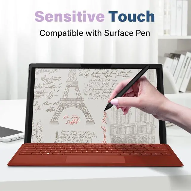 Alt view image 5 of 6 - Magnetic Privacy Screen Protector for Surface Pro 12.3 inch (7+/7/6/5/4), Easy On/Off Privacy Filter, Anti-Blue Light, Glare, Laptop Screen Filter, Compatible with Surface Pro 12.3"