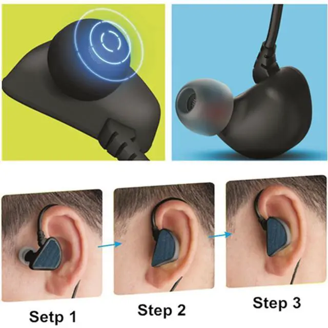 Alt view image 4 of 6 - L1 in-Ear Type Aviation Headset Ultra Light Weight only 130g,Clear Communication,Comfortable,Durable Hi-Fi Sound Quality for Music with MP3 Input,Free with a Headset Bag