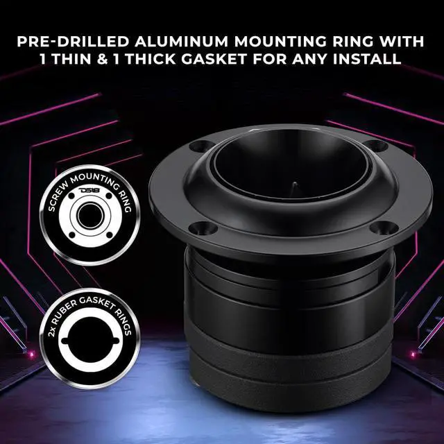 Alt view image 3 of 6 - Pro-TW920 Super Tweeter 1.4", Aluminum Frame and Diaphragm, 300W Max, 150W RMS, 4 Ohms, Built In Crossover - PRO Tweeters Are The Best In The Pro Audio and Voceteo Market (1 Speaker), New Model