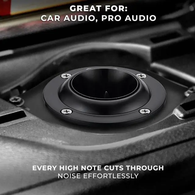 Alt view image 4 of 6 - Pro-TW920 Super Tweeter 1.4", Aluminum Frame and Diaphragm, 300W Max, 150W RMS, 4 Ohms, Built In Crossover - PRO Tweeters Are The Best In The Pro Audio and Voceteo Market (1 Speaker), New Model