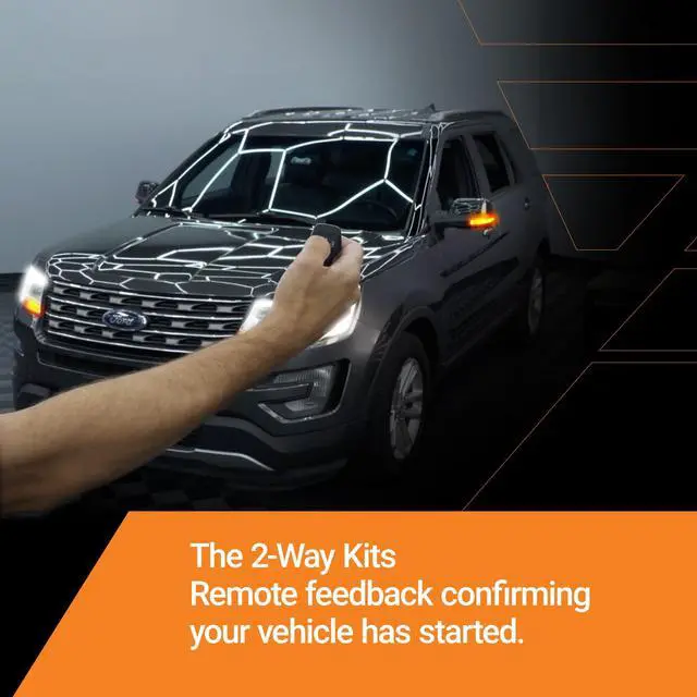 Alt view image 4 of 5 - Range Extension Kit (3,000 ft) for Remote Starter | 2-Way System | For Select Acura, Honda & RAM Vehicles with Remote Start | Includes 2 Remotes & Antenna | Plug & Play