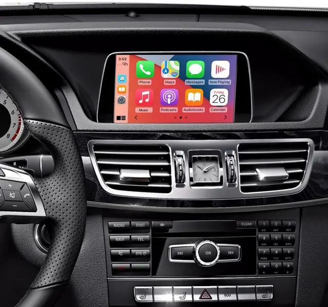Main image of Wireless CarPlay for Mercedes-Benz E W212 E Coupe C207 NTG4.5/4.7 | CarPlay Interface Decoder for Mercedes E-Class W212 E Coupe C207 2012-2015, Wireless Carplay, Android Auto, MirrorLink