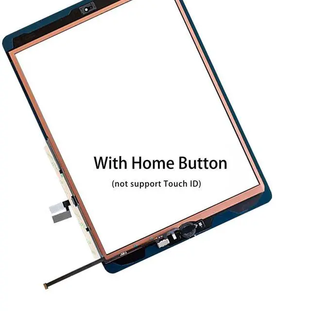 Alt view image 4 of 5 - for iPad 7 7th Generation/8 8th Generation Screen Replacement Touch Digitizer Glass 10.2" 2019/2020,for 7th 8th Gen A2197 A2198 A2200 A2270 A2428 A2429 A2430 Repair Kit + Home Button + Tools