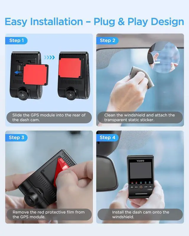 Alt view image 3 of 6 - GPS Module for A329/A329S/A229PRO/A229PLUS/A229Ultra Dashcam