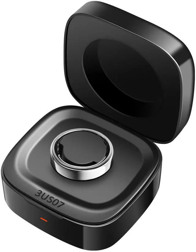 Main image of Smart Rings Charger Case Only Compatible with Oura Ring Gen 3 Heritage/Horizon - Rings Charging Box with Indicator Light - Portable for Ring Storage, Travel, Prevent Scratches (Size 7)