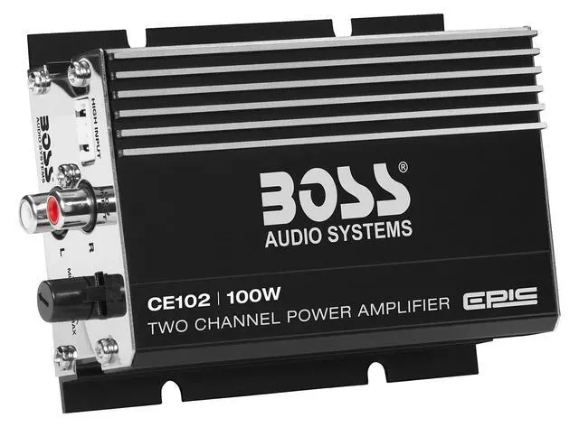 Alt view image 2 of 6 - CE102 2 Channel Car Amplifier, High/Low Pass Crossover