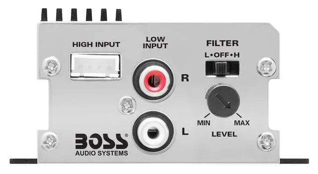 Alt view image 4 of 6 - CE102 2 Channel Car Amplifier, High/Low Pass Crossover