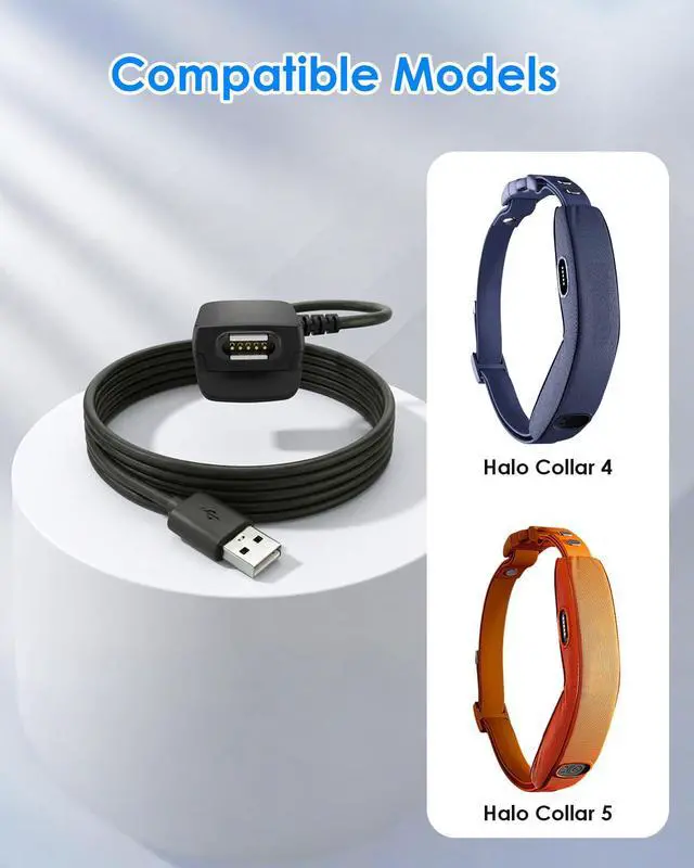 Alt view image 2 of 6 - Magnetic Charging Cable Adapter Compatible with Halo Collar 4 5 Dog Fence, USB