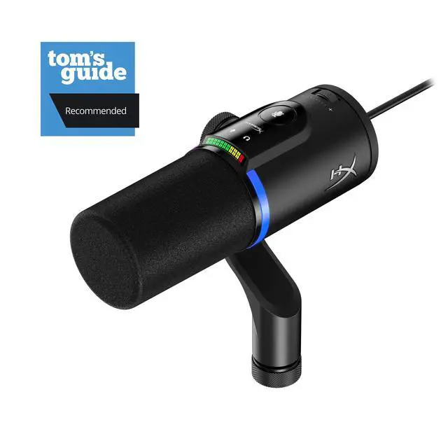 Alt view image 2 of 6 - FlipCast Streaming XLR/USB Dynamic Microphone for PC, MacOS, PlayStation, Nintendo Switch, Broadcast Quality, USB, XLR, Universal Mount, Black