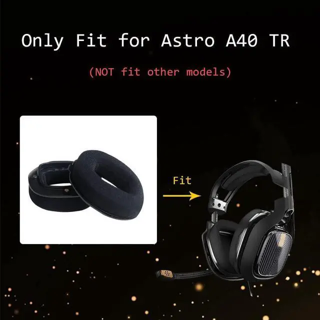 Alt view image 2 of 6 - Comfort Velour Ear Pads Compatible with Astro A40 TR Headset