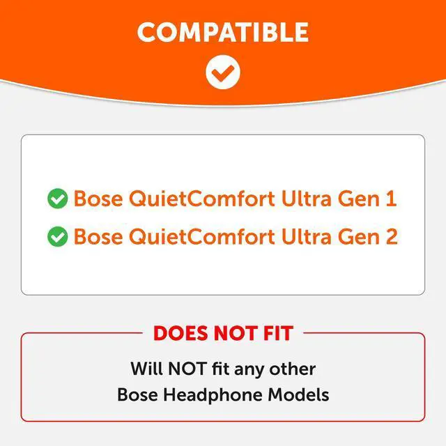 Alt view image 2 of 7 - Freeze QC Ultra Cooling Gel Replacement Earpads Compatible with Bose QuietComfort Ultra Gen 1 & Gen 2 by Wicked Cushions | Breathable Fabric, Extra Thick & Cool | Black