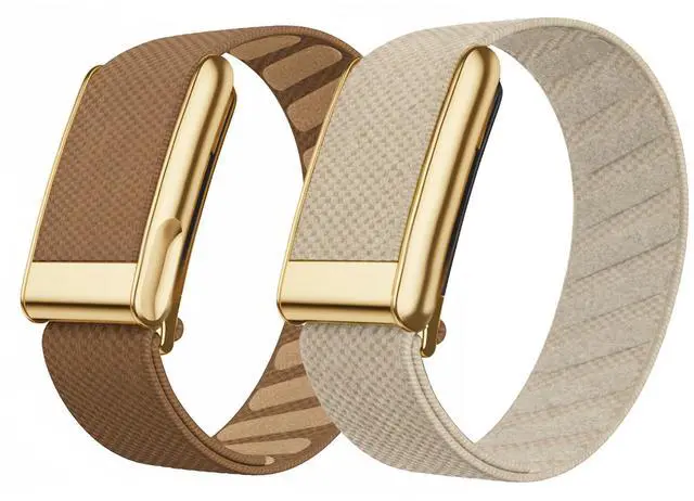 Main image of 2-Pack Superknit Bands Compatible with WHOOP 5.0, Soft Adjustable Replacement Wristband Strap for One Peak & MG with Golden Accessories (Includes 1pcs One Peak + 1pcs MG)