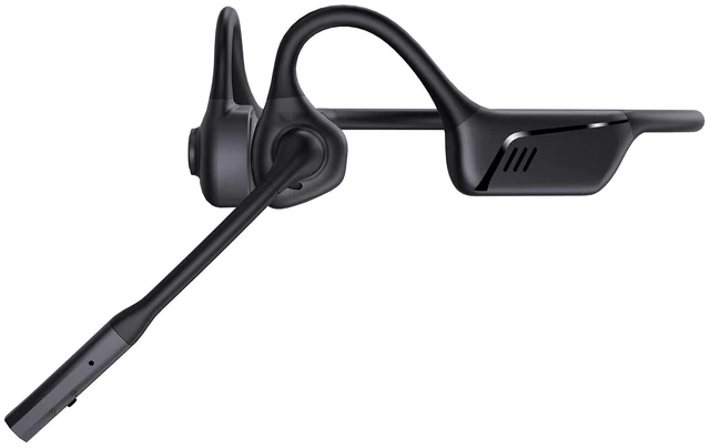 Main image of Open Ear Headphones, Trucker Bluetooth Headset with Upgraded Microphone ENC Noise Cancelling and Mute Button, AptX-LL Wireless Headset for Office Driving Working Home-10 Hrs (Black)