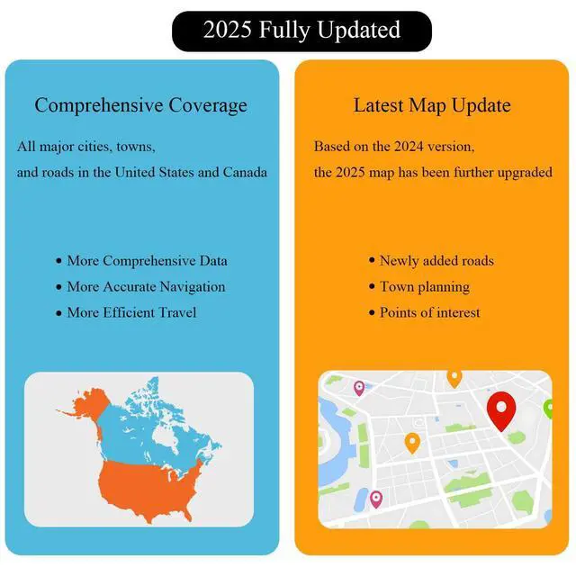 Alt view image 4 of 7 - 2026 Navigation SD Card Map Update 862710E077 Compatible with Toyota | For Tacoma Highlander RAV4 Tundra 4Runner Sienna Prius, Preloaded North America Maps & POIs