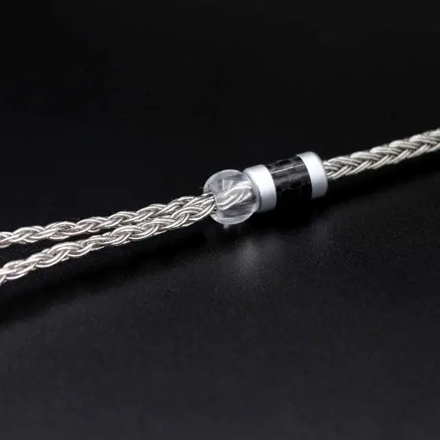 Alt view image 7 of 7 - Tripowin Zonie 16 Core Silver Plated IEM Cable, MMCX, 3.5mm Plug | 1.25m SPC in Ear Monitor Wire, Earphone Upgraded Cords for 7HZ Timeless AE TINHIFI T2 PRO T3 T4, Grey