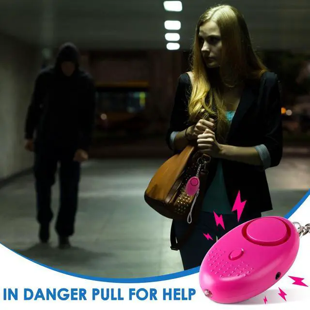 Alt view image 5 of 7 - 76 Pcs Personal Alarm Bulk 130DB Safe Sound Emergency Safety Self Defense Security Alert Keychain with Led Light Personal Protection Alarm for Women Girls Kids Elderly (Mixed Colors)