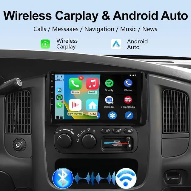 Alt view image 2 of 7 - Car Radio Stereo for Dodge RAM 1500 2500 2002 2003 2004 2005 64GB