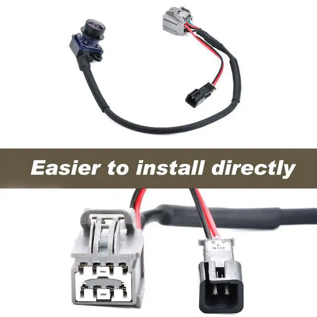 Alt view image 3 of 5 - Backup Camera Compatible with 2011-2020 Dodge Journey Replace# 56054158AC | 56054158AB 56054158AD 56054158AE 56054158AF, Rear Parking Assist Camera
