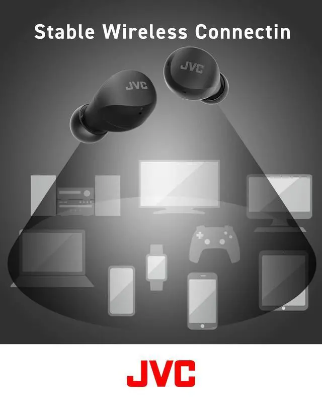 Alt view image 3 of 7 - Gumy Mini HAA6TB True Wireless Earbuds, Black | Up to 23 Hours Battery Life, Neodymium Magnet Driver, IPX4 Water Resistance, Compact and Lightweight