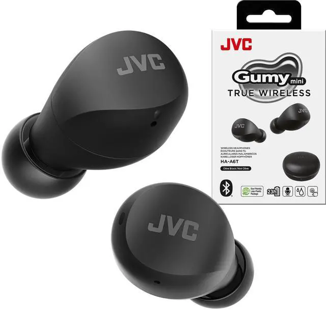 Main image of Gumy Mini HAA6TB True Wireless Earbuds, Black | Up to 23 Hours Battery Life, Neodymium Magnet Driver, IPX4 Water Resistance, Compact and Lightweight