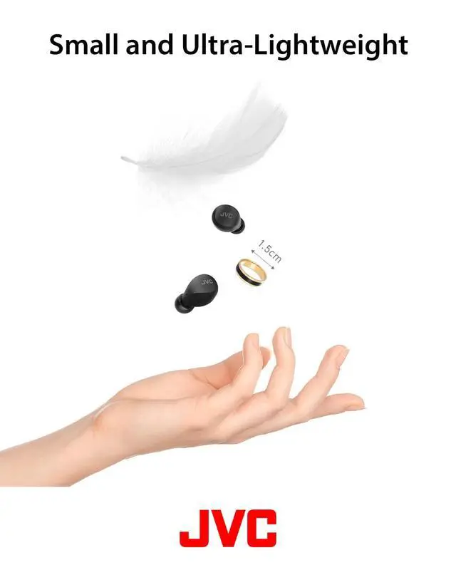 Alt view image 4 of 7 - Gumy Mini HAA6TB True Wireless Earbuds, Black | Up to 23 Hours Battery Life, Neodymium Magnet Driver, IPX4 Water Resistance, Compact and Lightweight