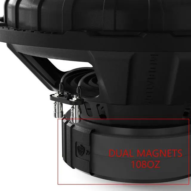 Alt view image 2 of 7 - 12 Inch Car Subwoofer 1600W Max 400W RMS Dual Magnets (108Oz), 2 Inch 4 Layer Voice Coil, 4Ohm Easy to Install, Black-S224 (MB-S224)