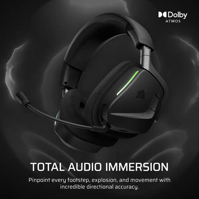 Alt view image 3 of 7 - Void v2 MAX Wireless Multiplatform Gaming Headset for Xbox Series X|S, Xbox One, PC, PS5, PS4, Switch 2, Mobile - Simultaneous 2.4GHz+Bluetooth, 70Hr Battery, Clear Microphone - Carbon