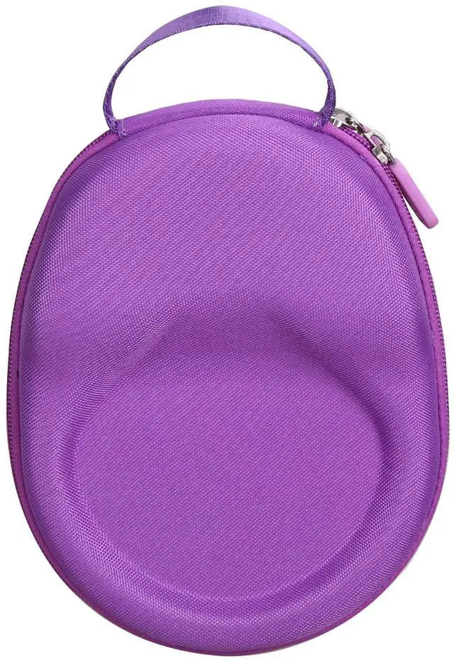 Alt view image 3 of 7 - Kids Headphones Case Compatible with Belkin SoundForm Mini - Wireless Bluetooth Headphones, Portable Bag - Purple (Case Only)