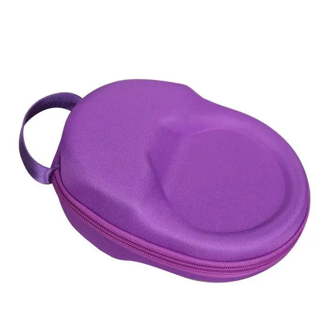 Alt view image 7 of 7 - Kids Headphones Case Compatible with Belkin SoundForm Mini - Wireless Bluetooth Headphones, Portable Bag - Purple (Case Only)