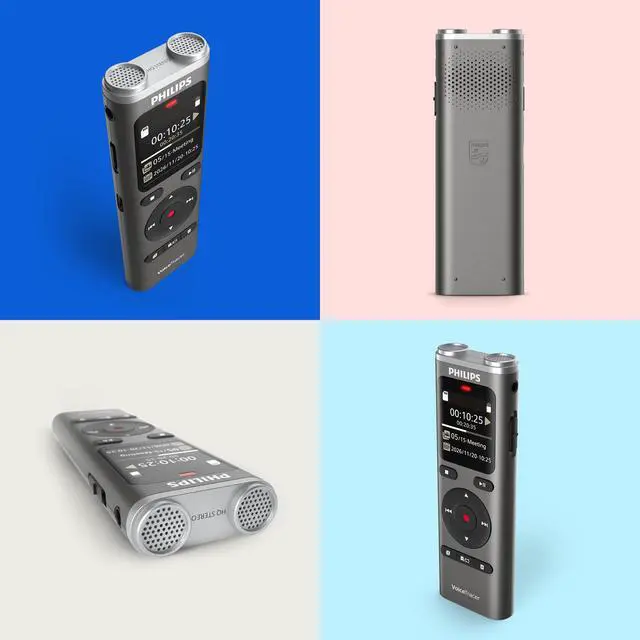 Alt view image 3 of 7 - DVT2075 VoiceTracer, Audio Recorder, MP3 and PCM, Microphones, Rich Stereo Sound. Sembly AI Trial License: Transcription, AI Created Summaries, AI Powered Meeting Insights